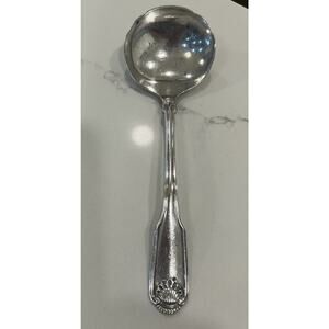 Vintage Community Serving Soup spoon 8” Shell‎ Design Stainless Steel